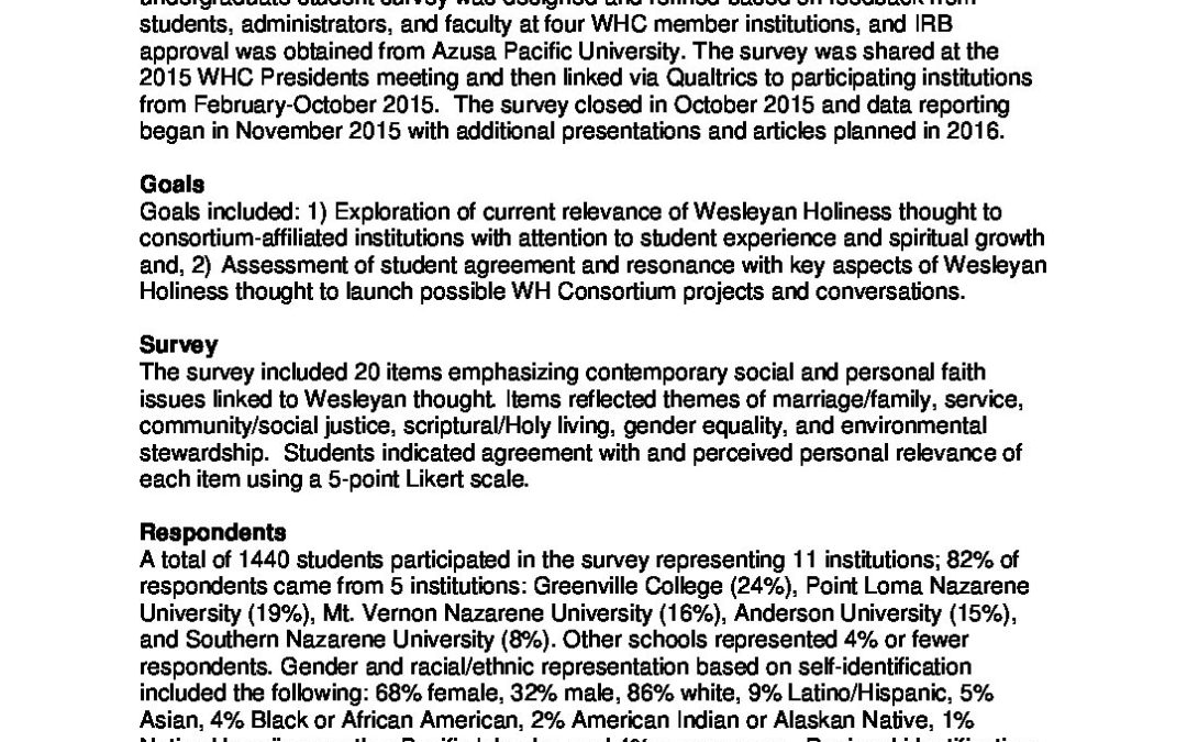 Executive Summary WH Campus Project