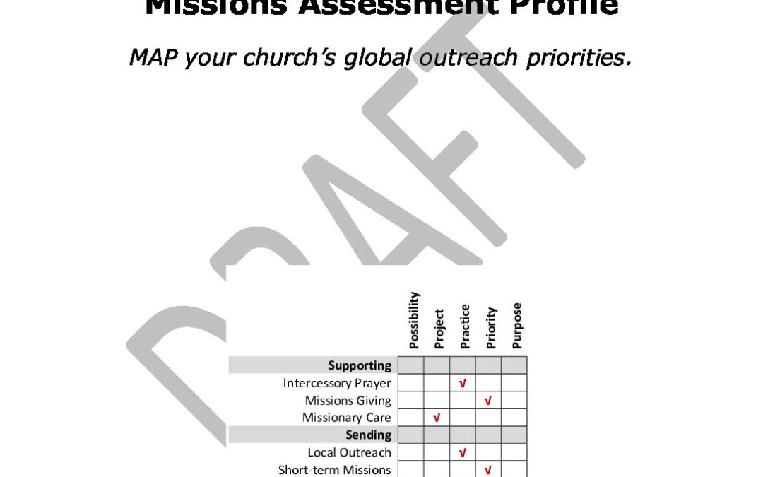 Missions Assessment Profile 7-18-12