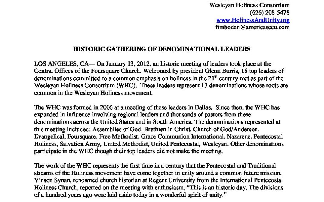 WHC Press Release_Jan 13